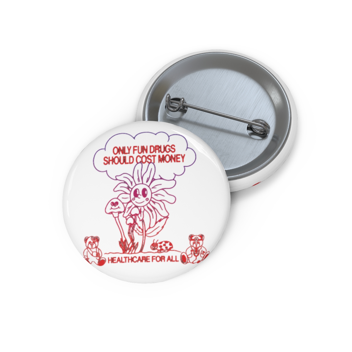Only Fun Drugs Pin - Official Creator merchandise