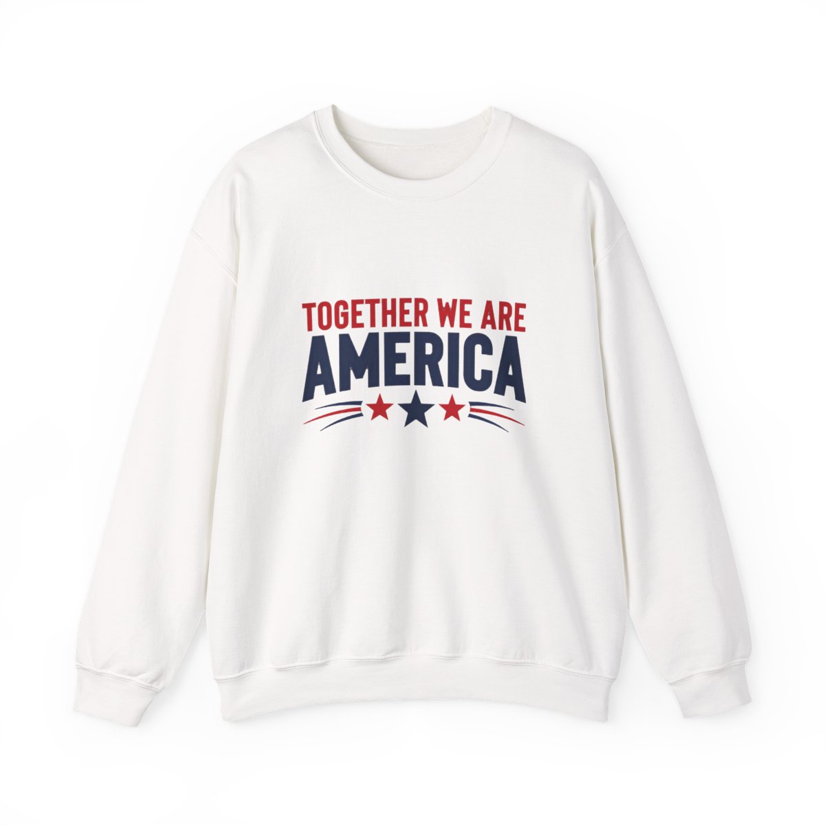 Together We Are America Stars Stripes Sweatshirt - Official sweatshirts merchandise