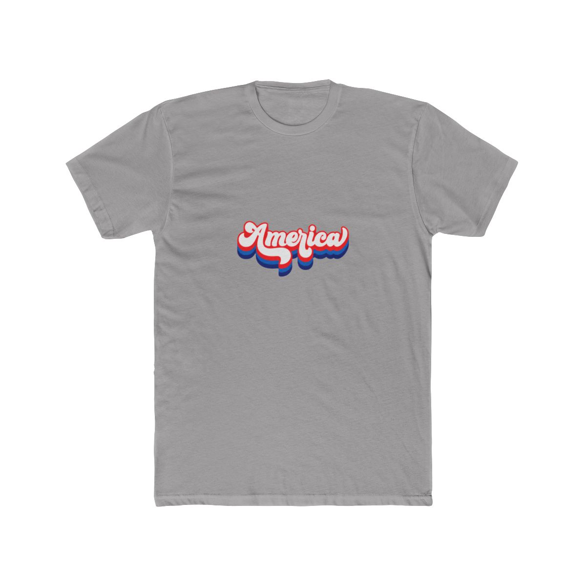 America Retro Red White Blue Design T-Shirt - Official t-shirts merchandise