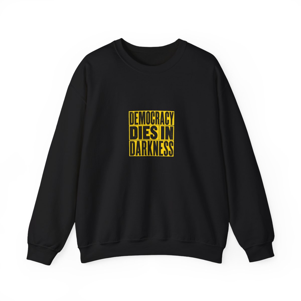 Pod Save America "Democracy Dies in Darkness" Crewneck - Pod Save America official Sweatshirts merch